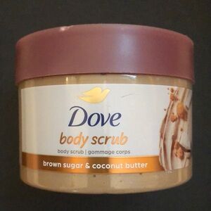 DOVE Body Scrub—Brown Sugar & Coconut Butter 10.5 oz NEW
